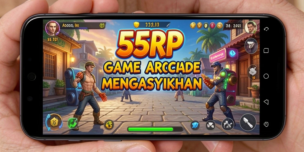 Gameplay menarik dan penuh aksi di 55RP.