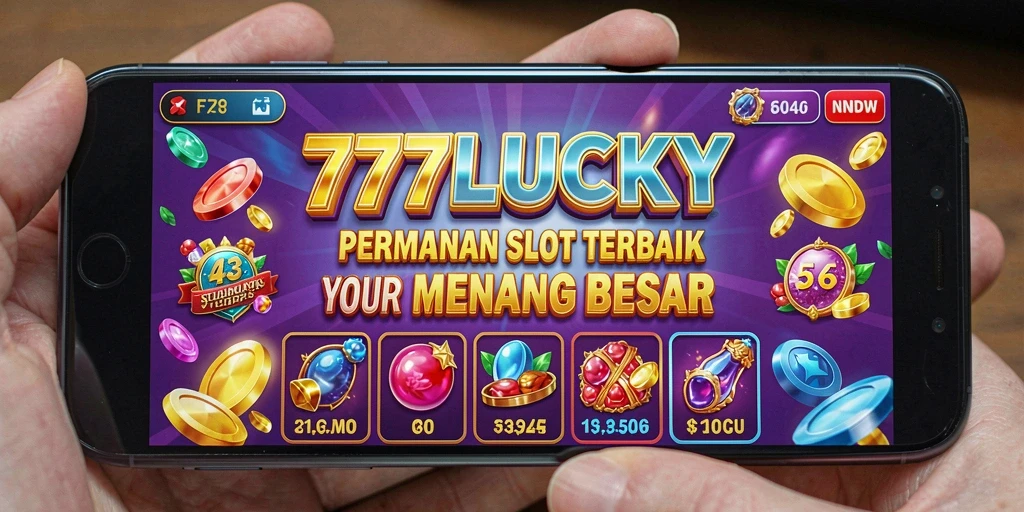 Screenshot gameplay 777LUCKY menampilkan pengalaman bermain slot yang mendebarkan.