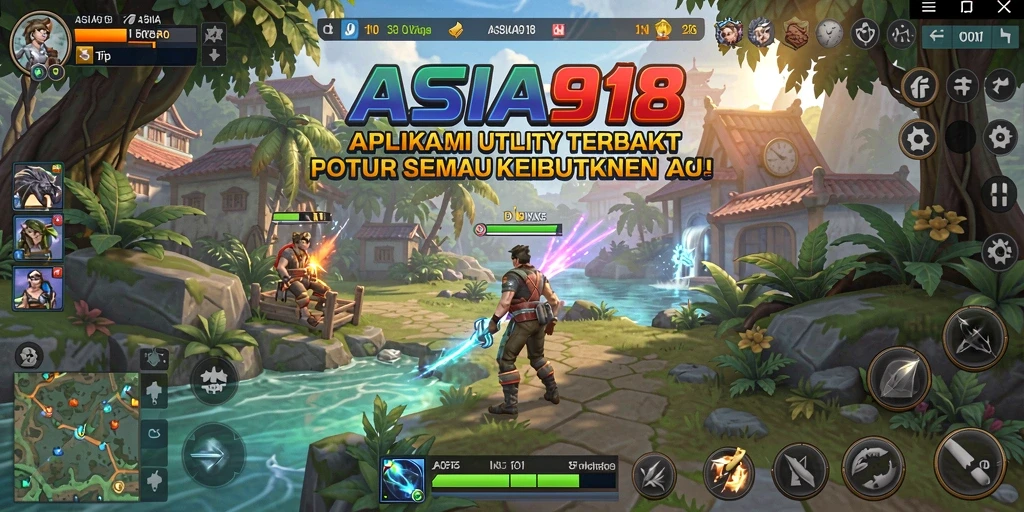 Tampilan antarmuka ASIA918 yang intuitif dan user-friendly.
