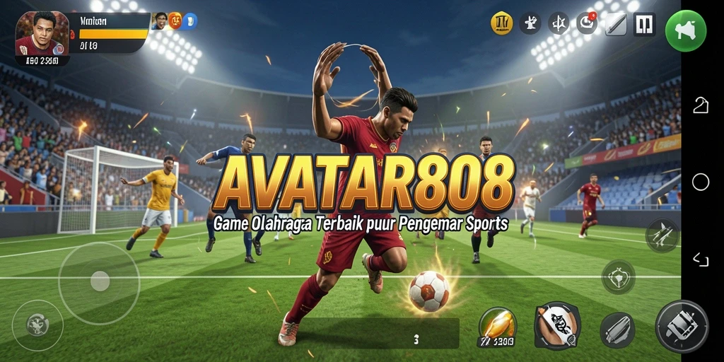 Tampilan gameplay <strong>AVATAR808</strong> yang menampilkan aksi seru dalam olahraga.