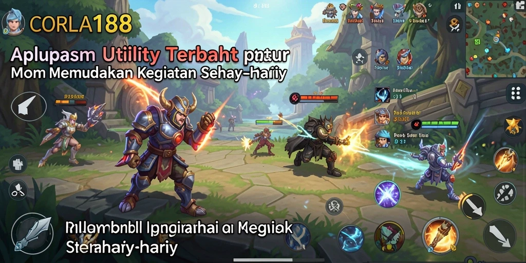 Screenshot tampilan antarmuka aplikasi CORLA188 yang intuitif.