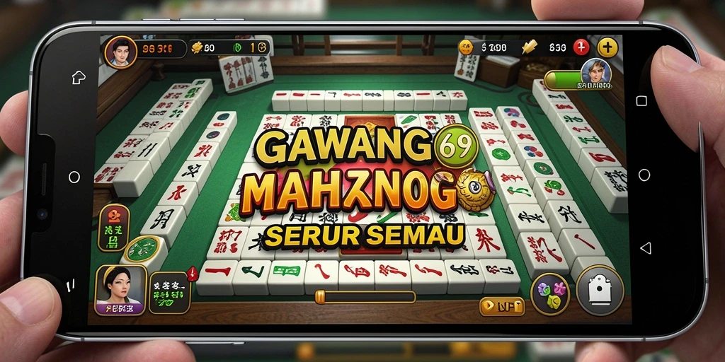 Tampilan gameplay seru di GAWANG69 dengan desain Mahjong yang menarik.