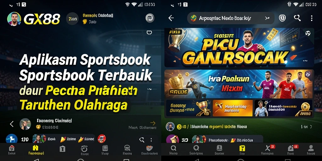 Tampilan gameplay yang menarik pada aplikasi Sportsbook GX88.