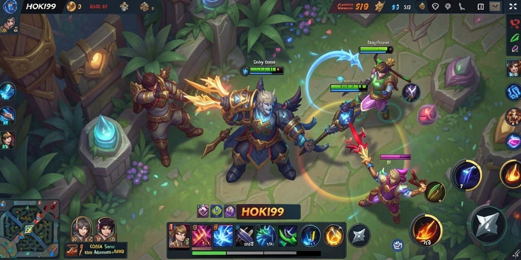 Gameplay seru HOKI99 dengan karakter unik dan pertarungan strategis.