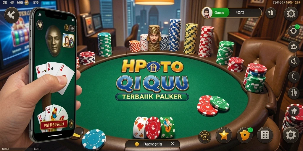 Screenshot HPTOTO menampilkan gameplay QiuQiu yang mendebarkan.