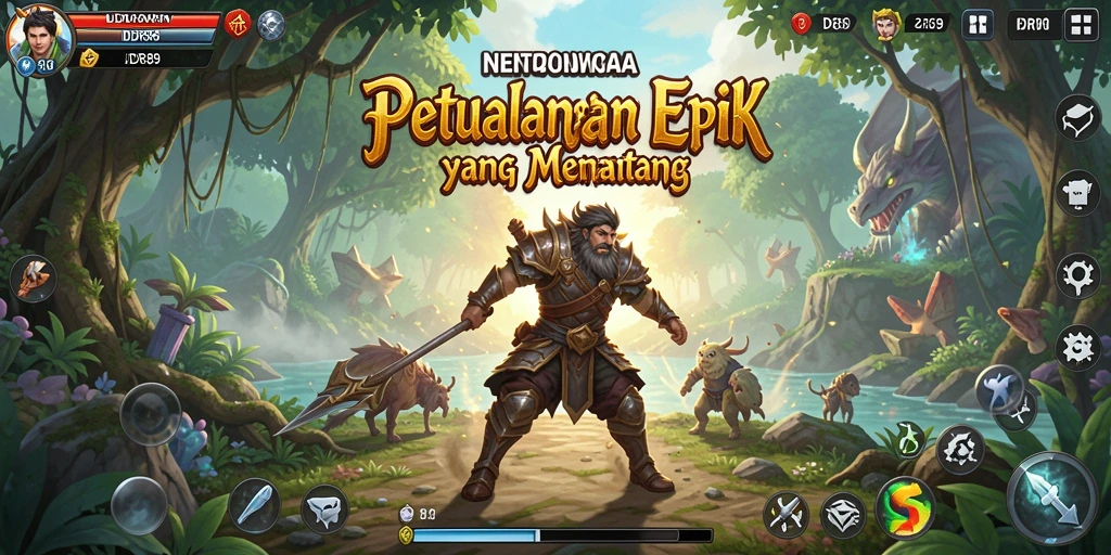 Screenshot menampilkan momen menegangkan dalam gameplay IDR89.