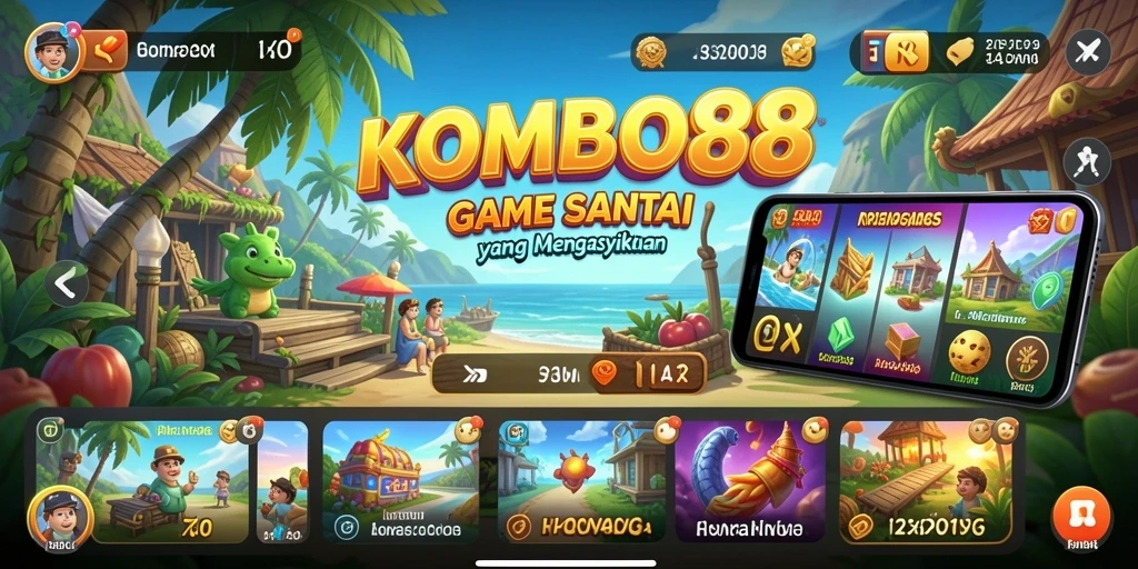 Gameplay KOMBO88 yang seru dan mengasyikkan dengan desain grafis menarik.