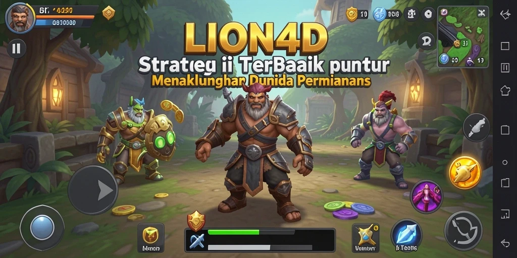 Gameplay seru dan penuh strategi di LION4D.