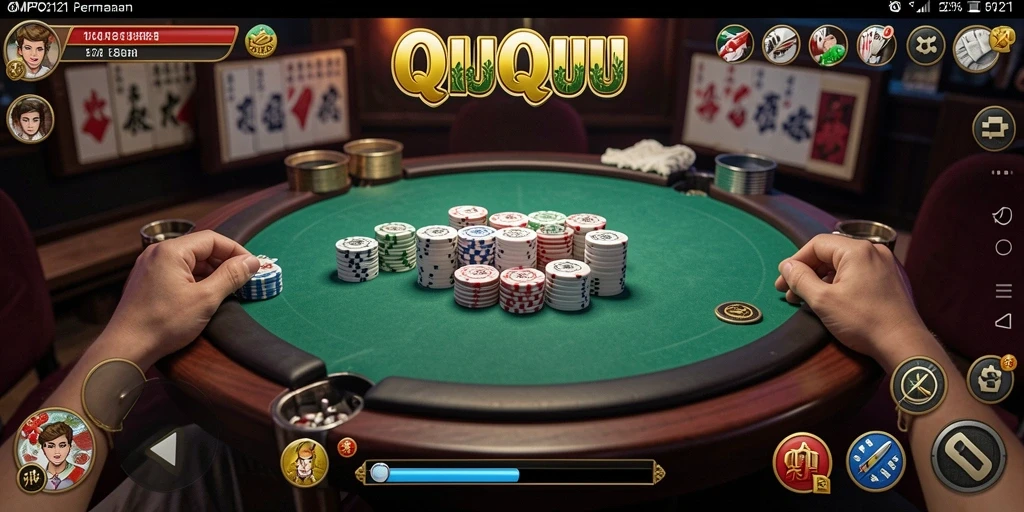 Tampilan gameplay seru MPO2121 dengan fitur QiuQiu yang menarik.