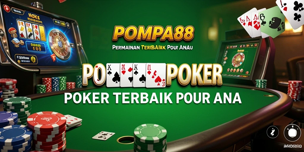 Tampilan menarik dari gameplay Poker di POMPA88.