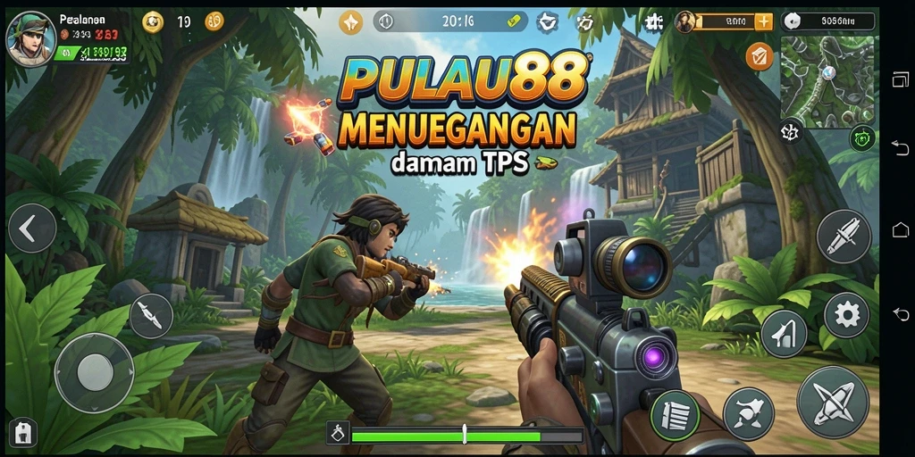 Tampilan aksi seru dan mendebarkan di PULAU88