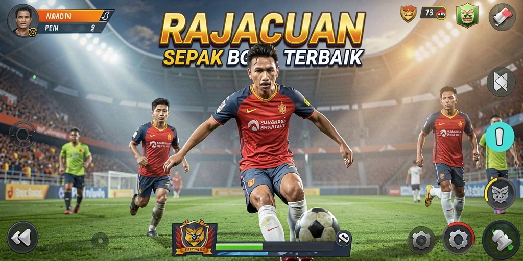 Screenshot gameplay RAJACUAN yang mendebarkan dan penuh aksi.