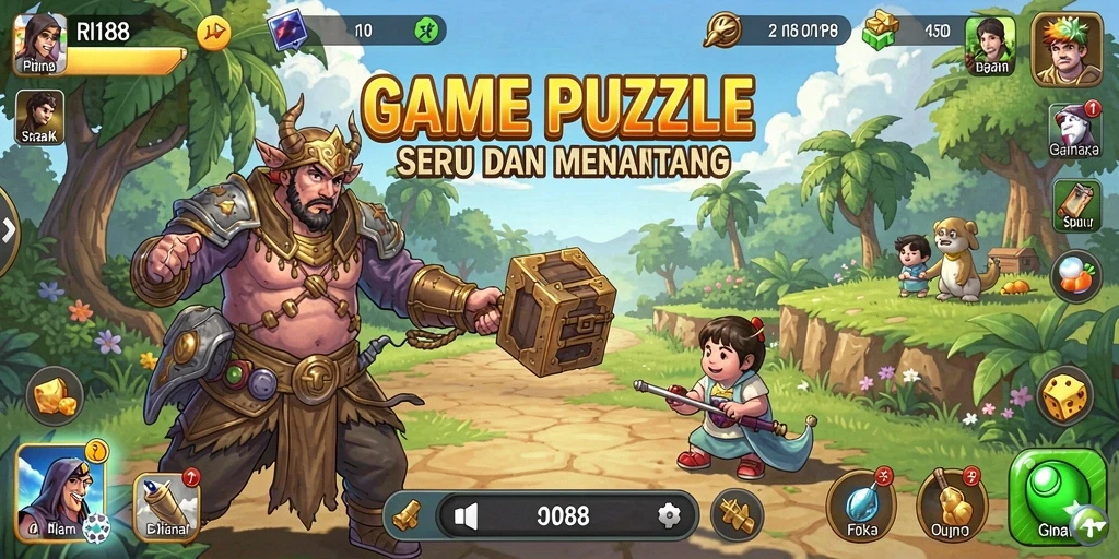 Tampilan gameplay yang seru dan menantang dari RI188.