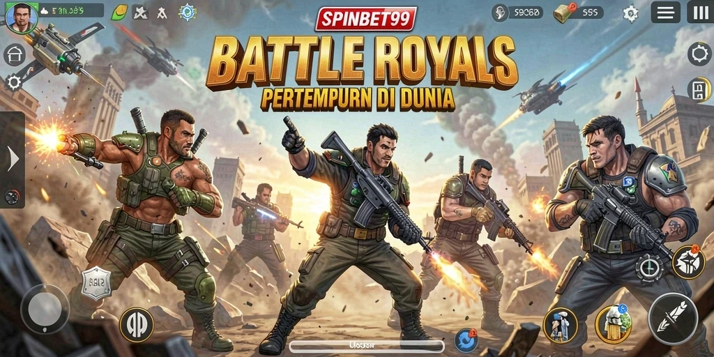Tampilan gameplay SPINBET99 yang penuh aksi dan strategi.