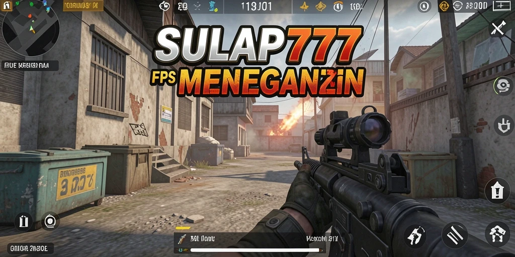 Gameplay SULAP777 menampilkan pertempuran FPS yang mendebarkan.