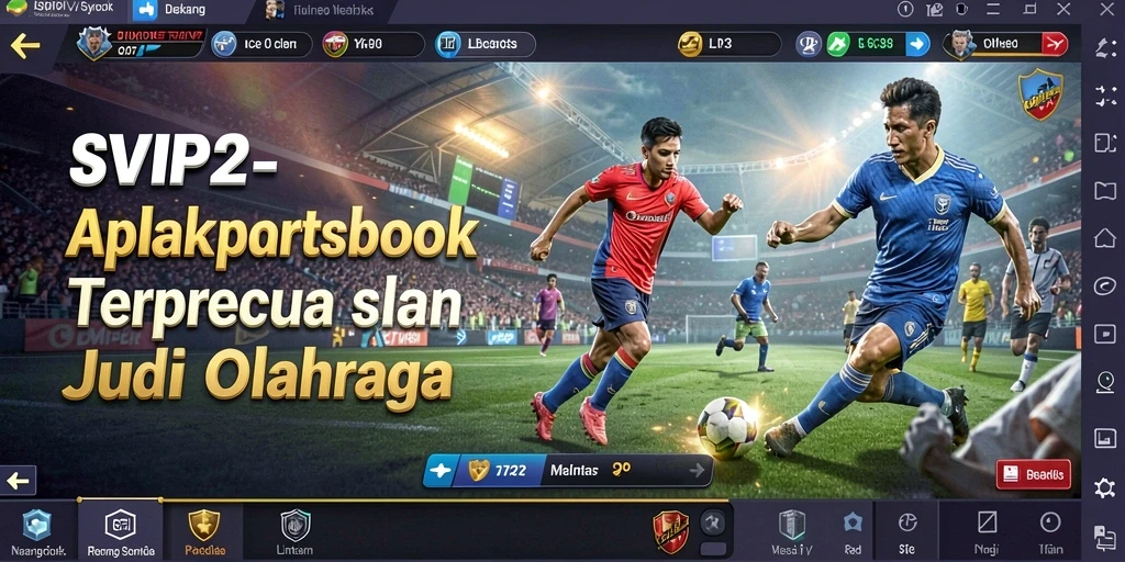 Tampilan gameplay Sportsbook yang atraktif dan informatif di SVIP2.